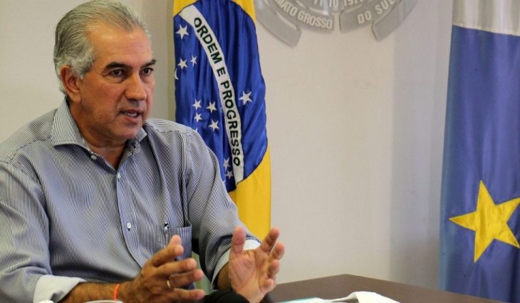 O governador Reinaldo Azambuja