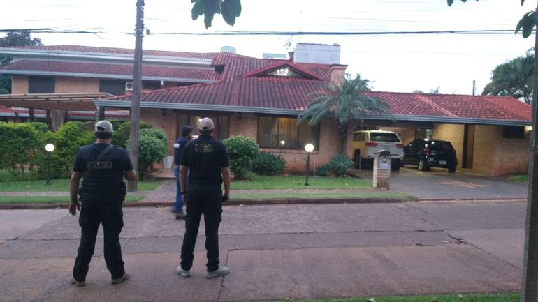 Ele foi preso em um condomínio de luxo em Hernandarias