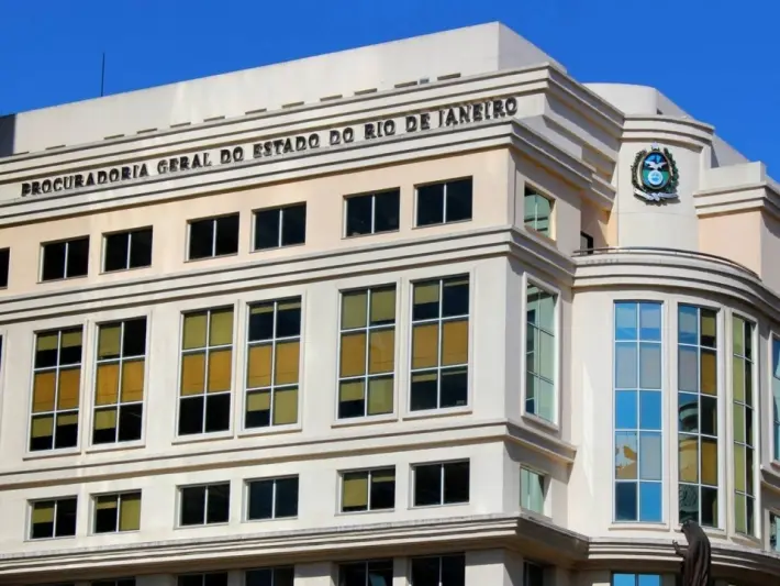 Fachada da Procuradoria-Geral do Estado do Rio de Janeiro