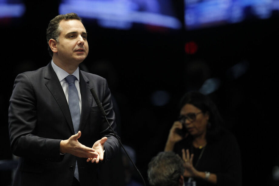 O presidente do Senado, Rodrigo Pacheco
