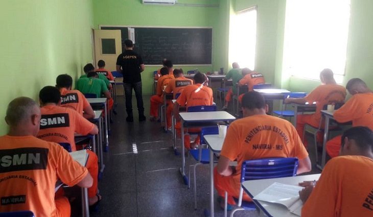 Dados divulgados pela Divisão de Educação da Agepen apontam que, somente nos presídios estaduais, 1.181 homens e mulheres foram inscritos no exame