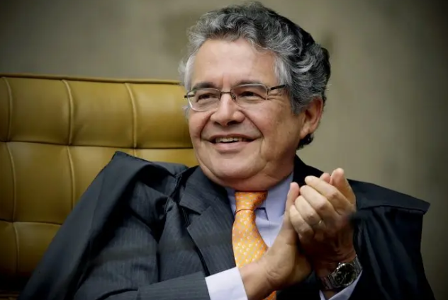 Ministro Marco Aurélio durante sessão do STF
