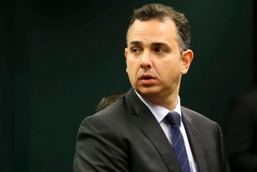 O presidente do Senado, Rodrigo Pacheco (DEM-MG)