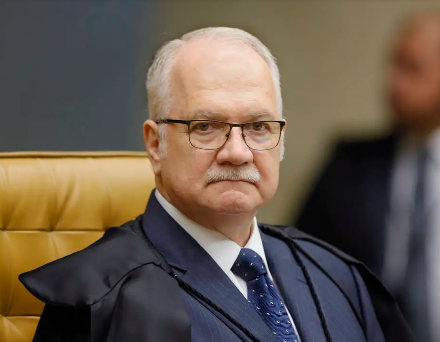 O ministro do STF Luiz Edson Fachin, no plenário da Corte