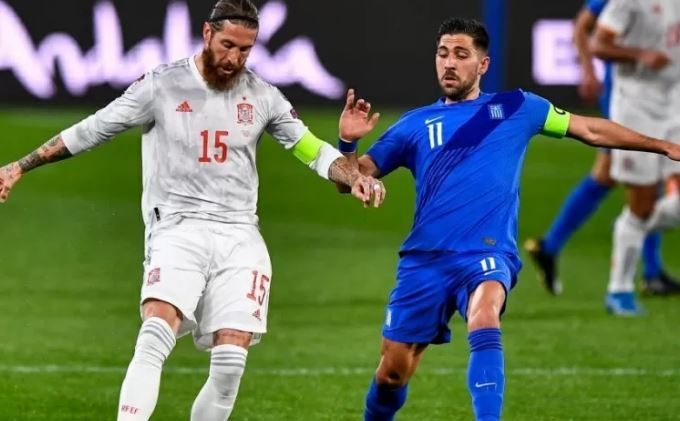 Time espanhol finalizou o jogo no 1 a 1 com a Grécia na semana passada