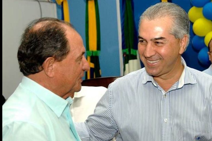 Zé Teixeira e o Governador Reinaldo Azambuja.