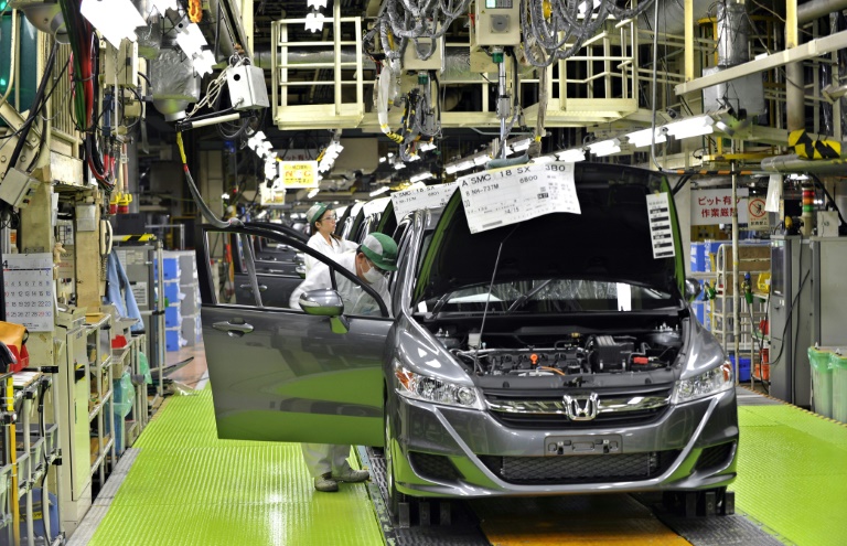 Fábrica de produção de carros da Honda