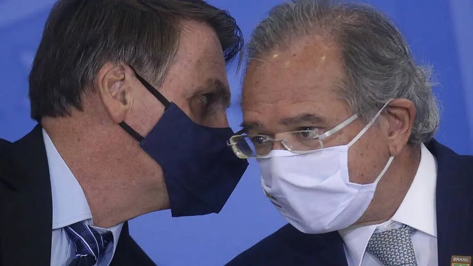 O ministro da Economia, Paulo Guedes, defendeu o presidente da República, Jair Bolsonaro