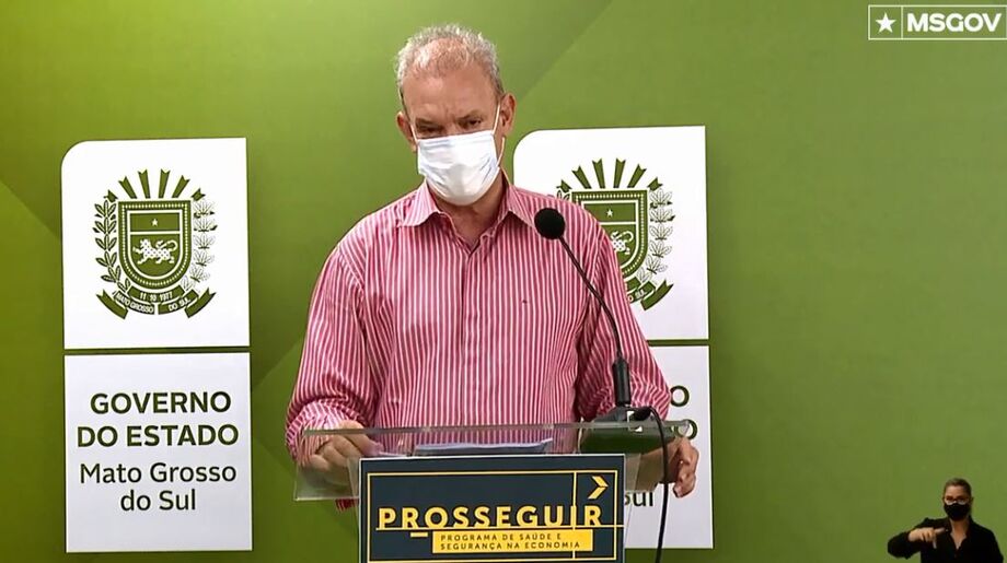 O secretário Geraldo Resende