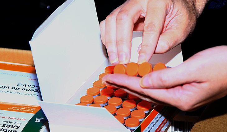 Novas remessas de vacina significam um alívio para o Estado para continuar a campanha de imunização