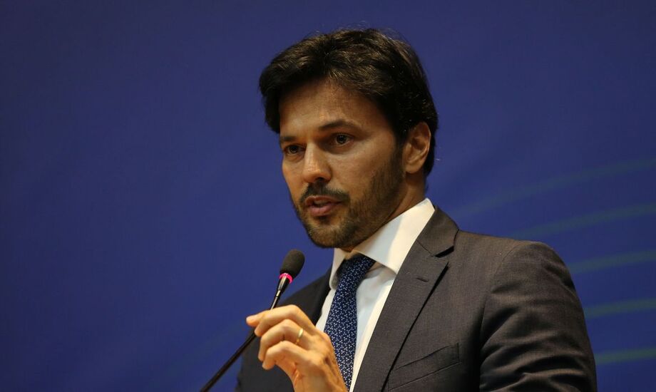 O ministro das Comunicações, Fábio Faria