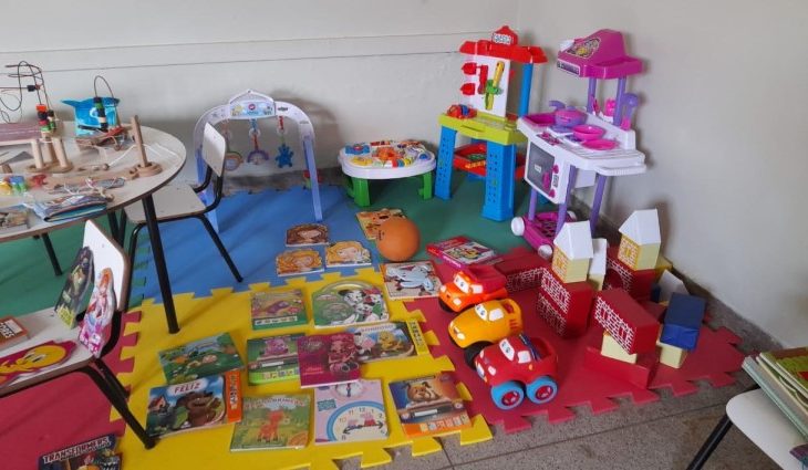 As aquisições e montagem das brinquedotecas fazem parte do projeto Casa do Brincar