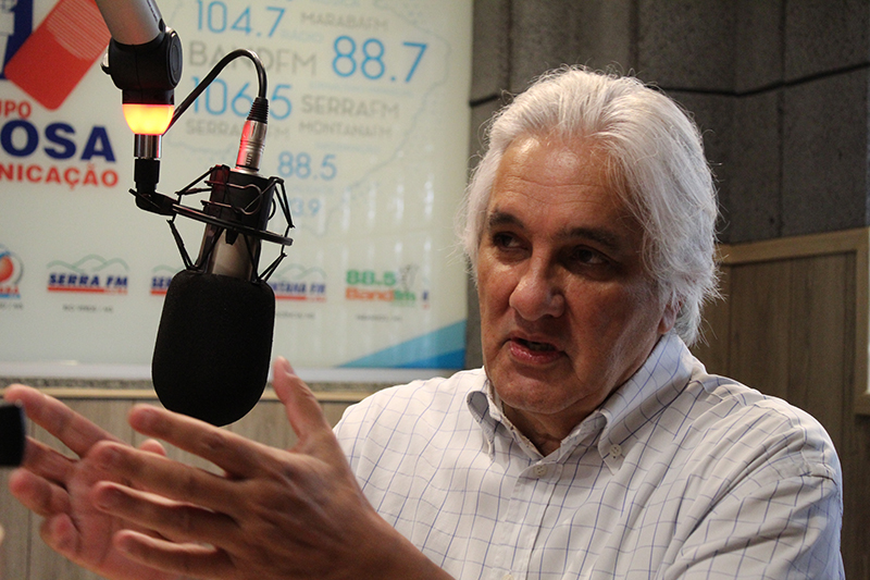 O ex-senador Delcídio do Amaral em entrevista ao Giro Estadual de Notícias