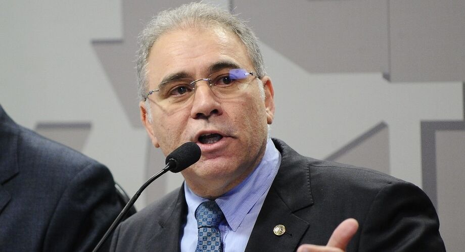 Marcelo Queiroga durante evento no Senado: médico foi escolha pessoal do presidente para o Ministério da Saúde.