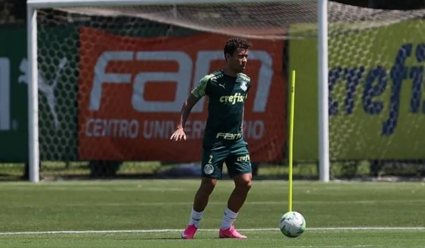 Marcos Rocha, lateral-direito do Palmeiras Foto: César Greco / Agência Palmeiras