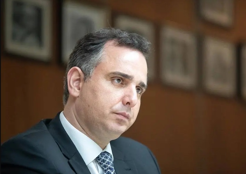 O presidente do Senado, Rodrigo Pacheco (DEM-MG)