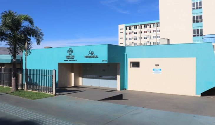 A Unidade Hemoterápica Santa Casa Hemosul passará a funcionar às 9h