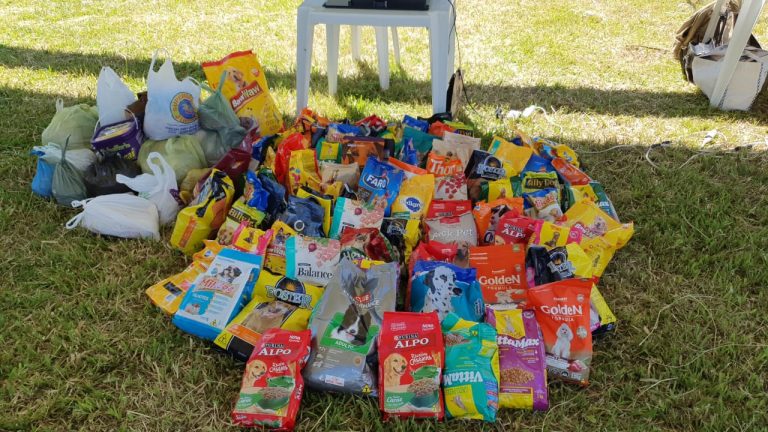 Prefeitura arrecada 150 kg de ração durante evento no Parque Sóter