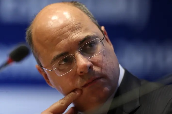 O governador afastado do Rio de Janeiro, Wilson Witzel