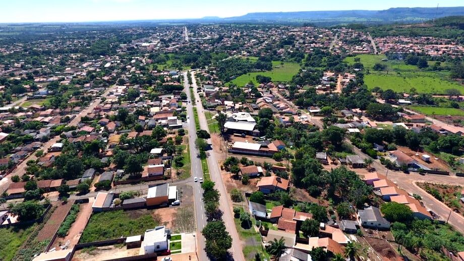Vista aérea de Rio Verde de MT