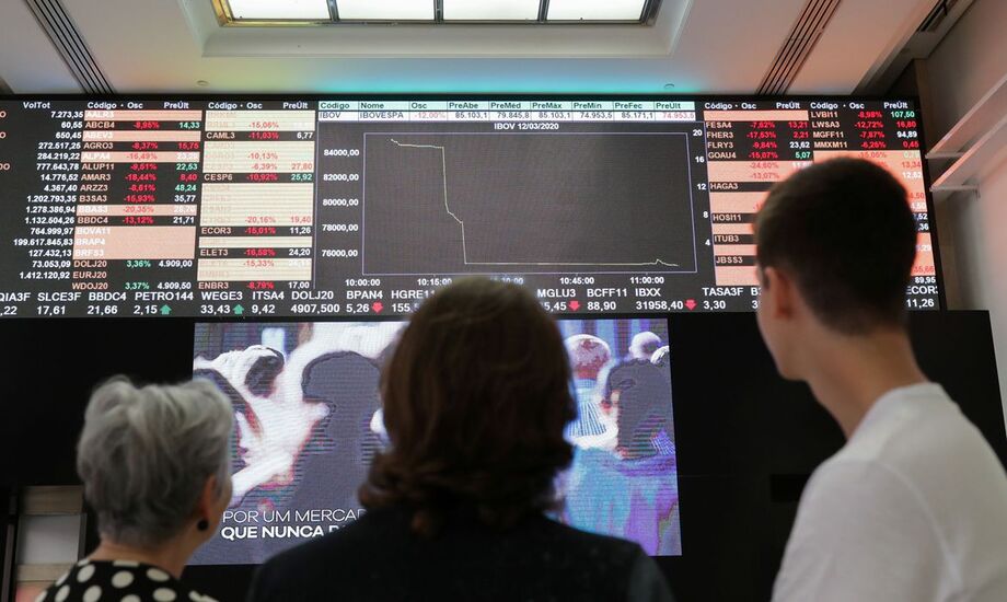 Ao fim, o índice da B3 mostrava alta de 0,40%