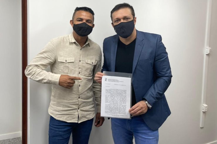 Vereador Wilson Bixiga e Deputado Lucas de Lima