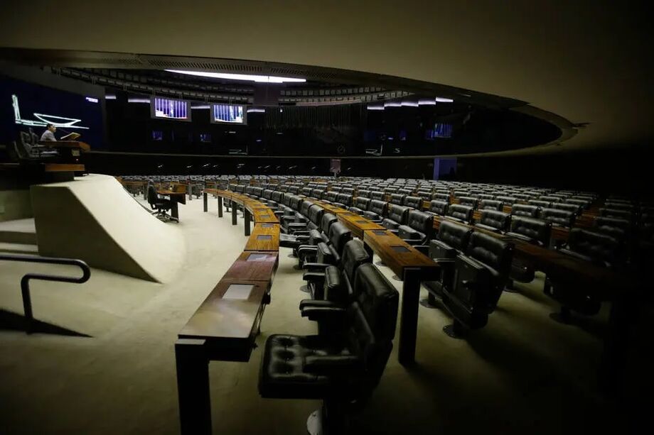 Plenário da Câmara dos Deputados, em Brasília