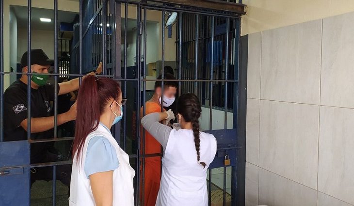 Na unidade, apenas um interno contraiu o coronavírus desde o início da pandemia e já se encontra curado
