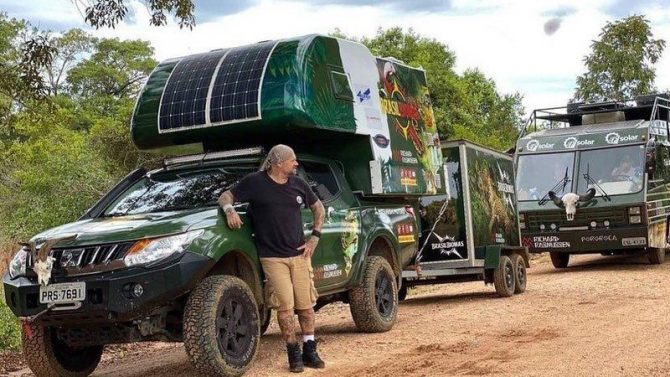 A expedição é idealizada pelo biólogo e apresentador Richard Rasmussen