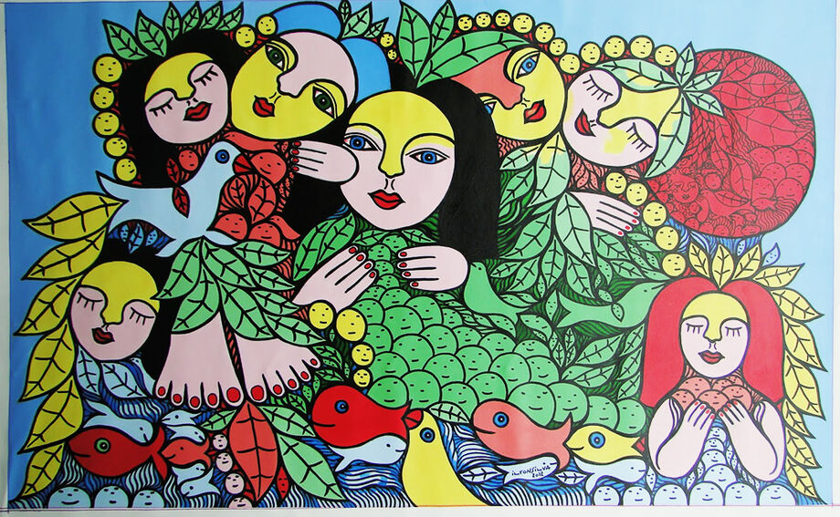 Pintor, entalhador e escultor sul-mato-grossense, artista autodidata, Ilton tem vasto temário com enorme riqueza de detalhes embutidos nas sombras que imprimem à sua obra um estilo inconfundível