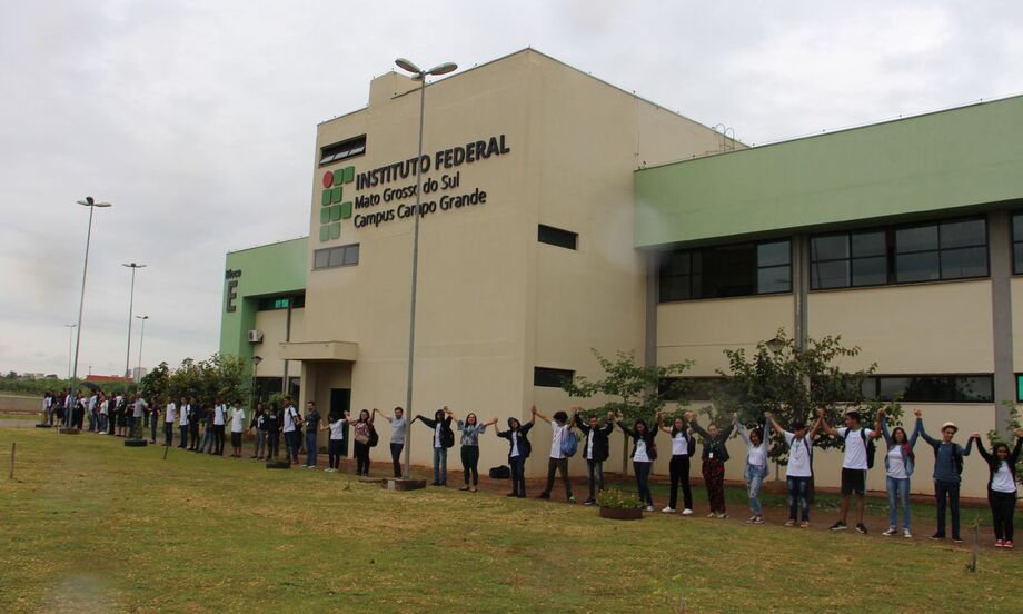Estudantes do IFMS