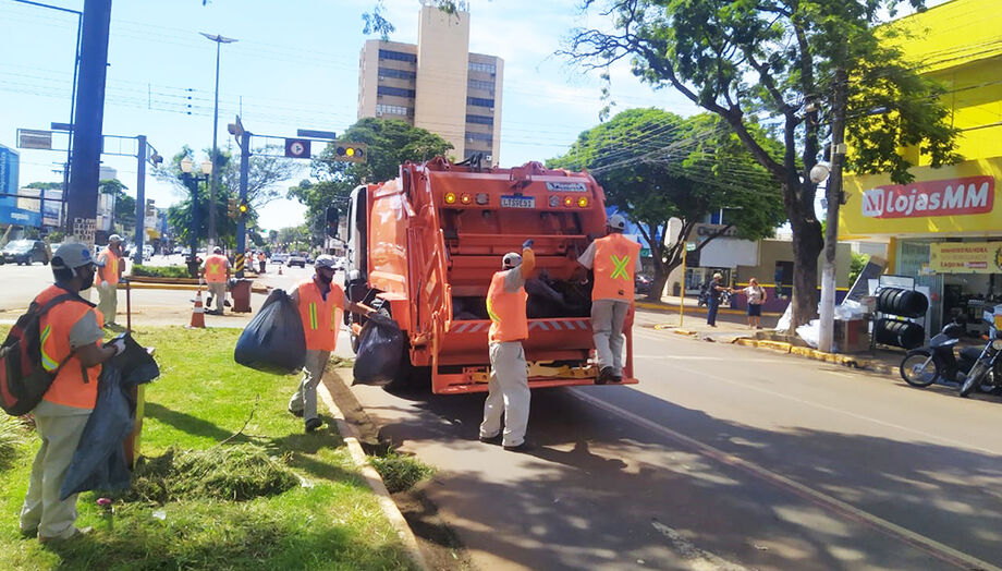 O serviço de limpeza voltou em Dourados
