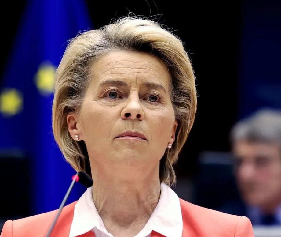 A presidente da Comissão Europeia, Ursula von der Leyen