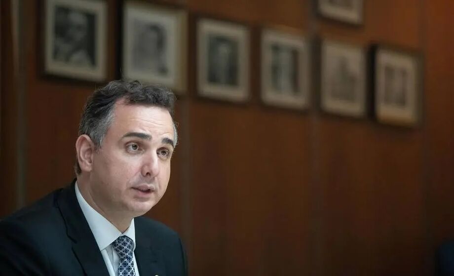 O presidente do Senado, Rodrigo Pacheco