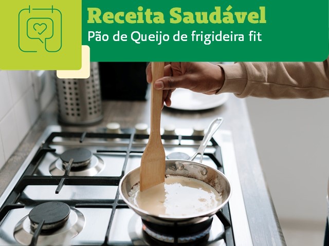 Pão de Queijo de frigideira fit
