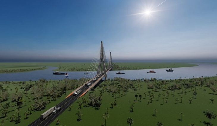 Obra da terceira ponte entre Brasil e Paraguai deveria iniciar este ano, mas pandemia fez com que governo paraguaio realocasse a verba