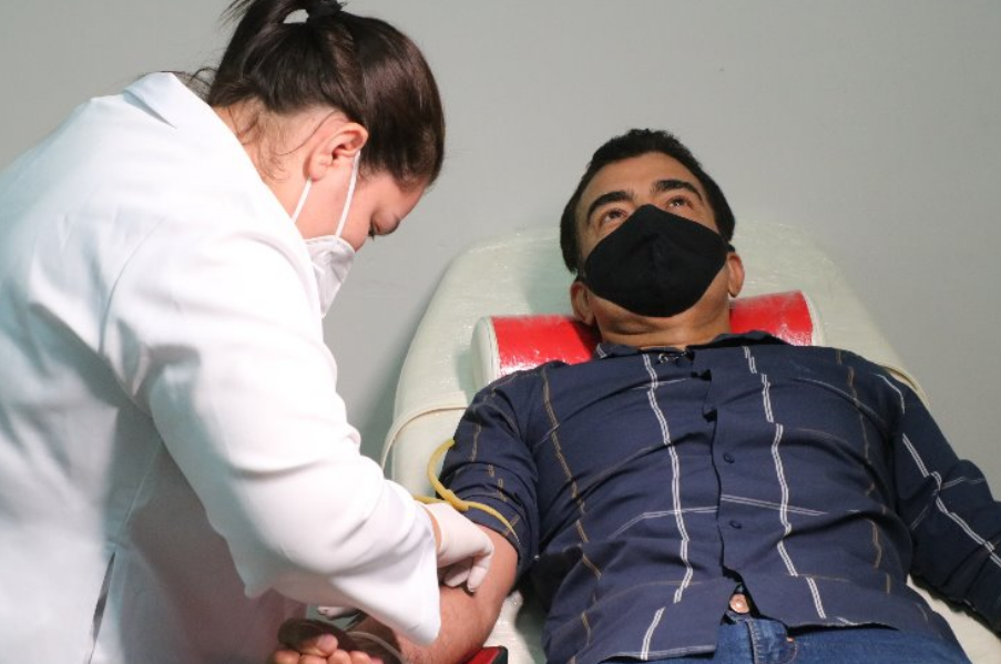 Deputado Marçal é doador de sangue