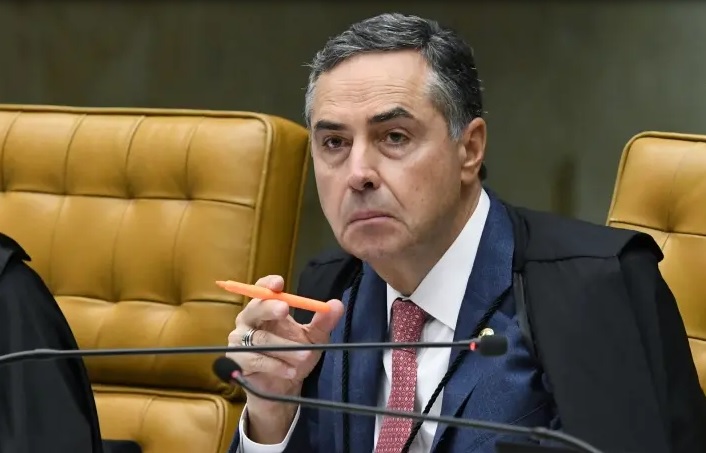 O ministro Luís Roberto Barroso, do Supremo Tribunal Federal, e presidente do Tribunal Superior Eleitoral