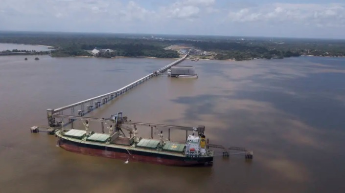 Porto de Barcarena, no Pará: exportação pela região Norte reduz à metade custo do frete de produtores de MT, maior produtor de soja do País