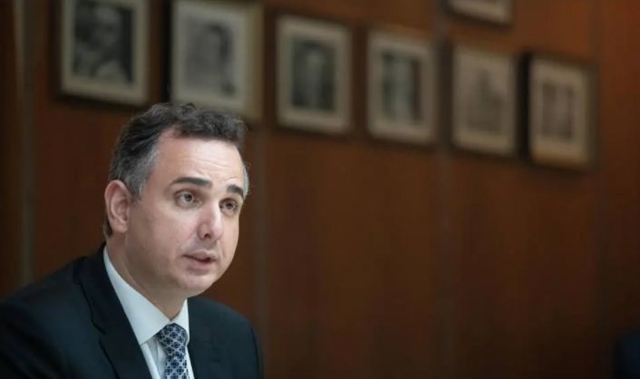 O presidente do Senado, Rodrigo Pacheco