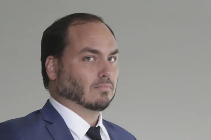 O vereador Carlos Bolsonaro, filho do presidente Jair Bolsonaro.