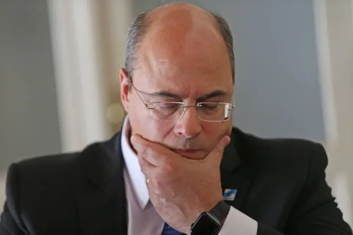 O governador afastado do Rio de Janeiro, Wilson Witzel