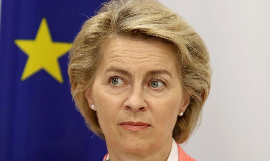 A presidente da Comissão Europeia, Ursula von der Leyen
