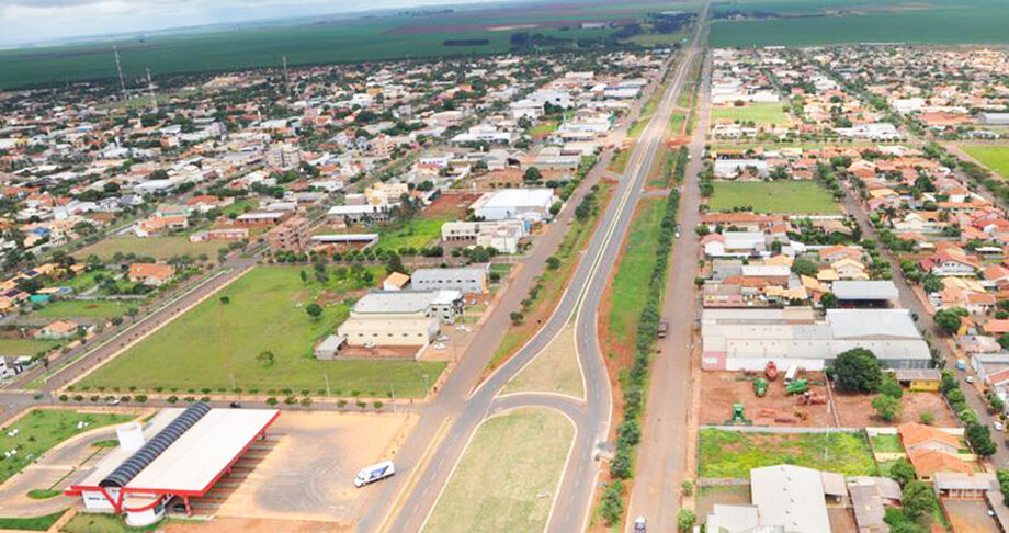 Vista aérea de Chapadão do Sul