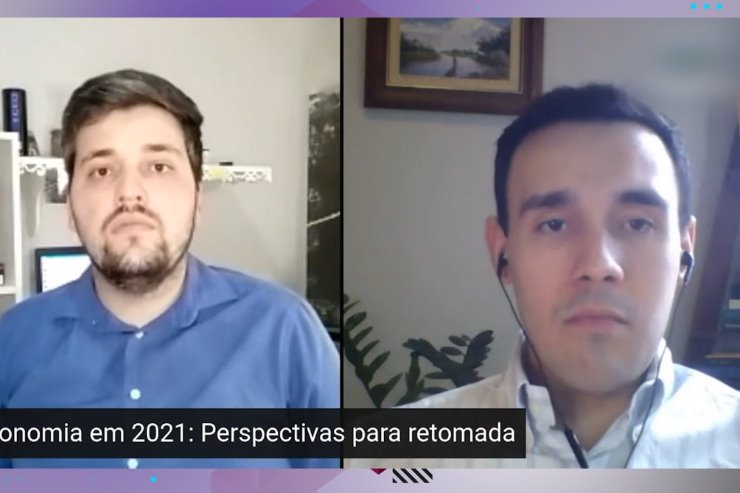 Thiago Frison recebe o professor e doutor em economia Mateus Boldrine Abrita