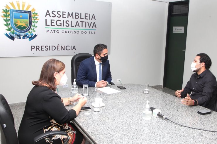 Embaixadora foi recebida pelo 2º secretário da ALEMS
