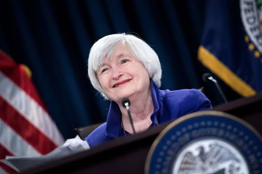A secretária do Tesouro dos Estados Unidos, Janet Yellen
