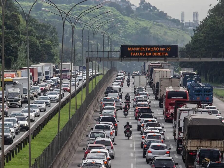 o crescimento do fluxo de veículos é de dois dígitos em todas as categorias