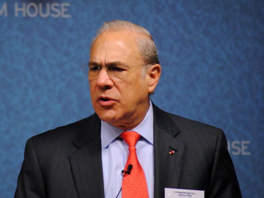 O secretário-geral da Organização para a Cooperação e Desenvolvimento Econômico