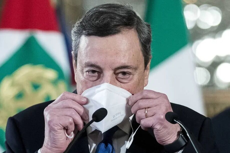 O primeiro-ministro da Itália, Mario Draghi